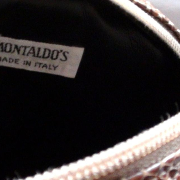 Montaldo Italy Leather Bag Retro Brown Cross Over - Picture 2 of 6